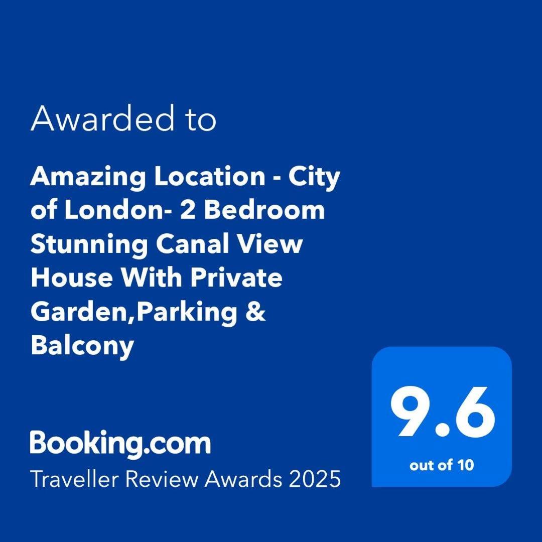 Amazing Location - City Of London- 2 Bedroom Stunning Canal View House With Private Garden,Parking & Balcony Zewnętrze zdjęcie